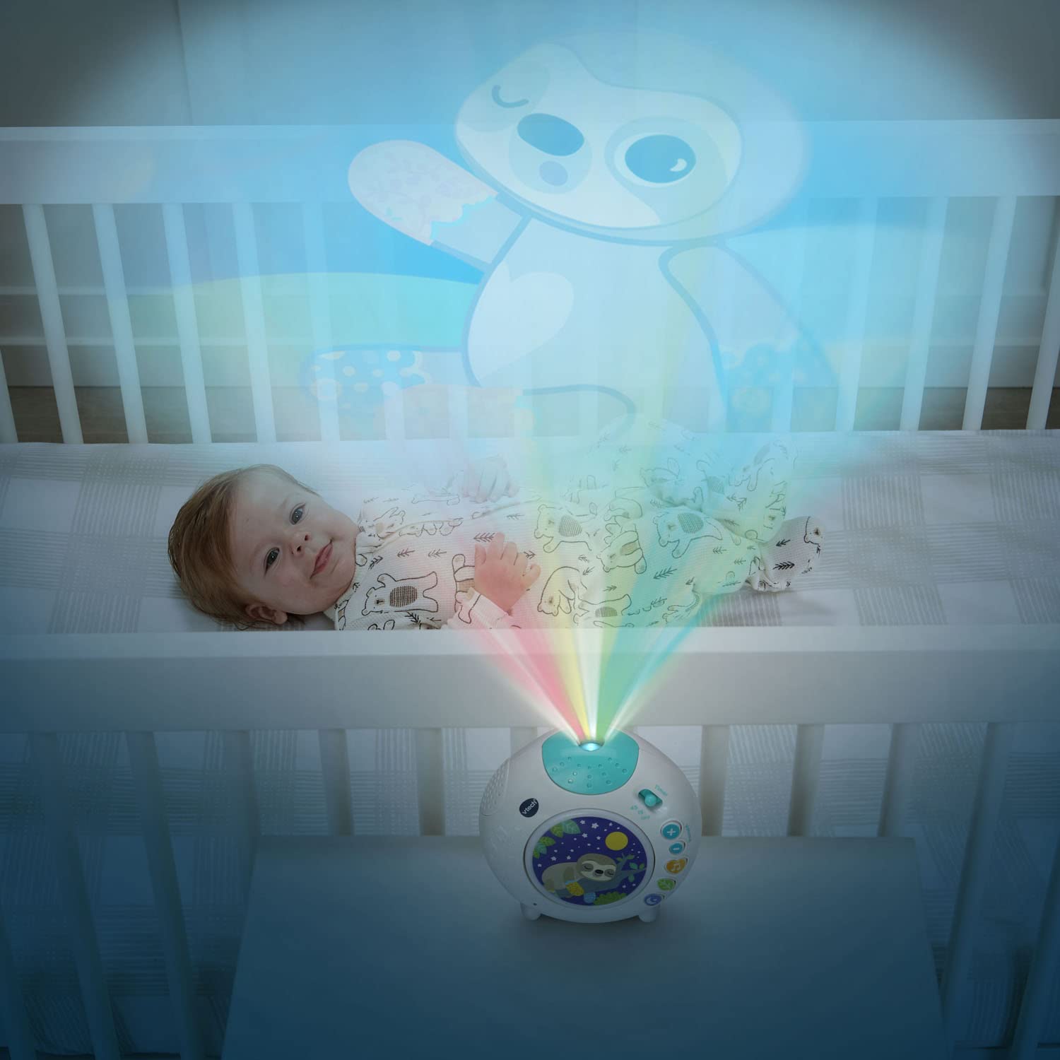 Foto 6 pulgar | Venta Internacional - Proyector De Luz Nocturna Vtech Soothing Slumbers Sloth Con Sonido