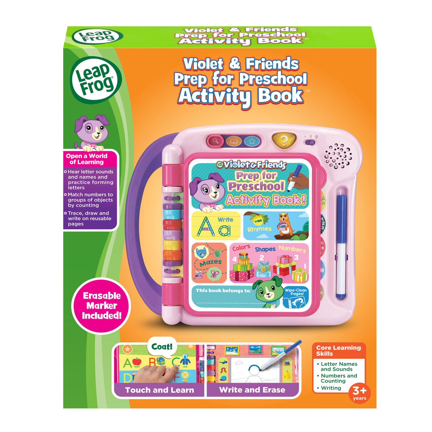 Foto 8 pulgar | Venta Internacional - Libro De Actividades Vtech Leapfrog Violet And Friends Prep For Pre