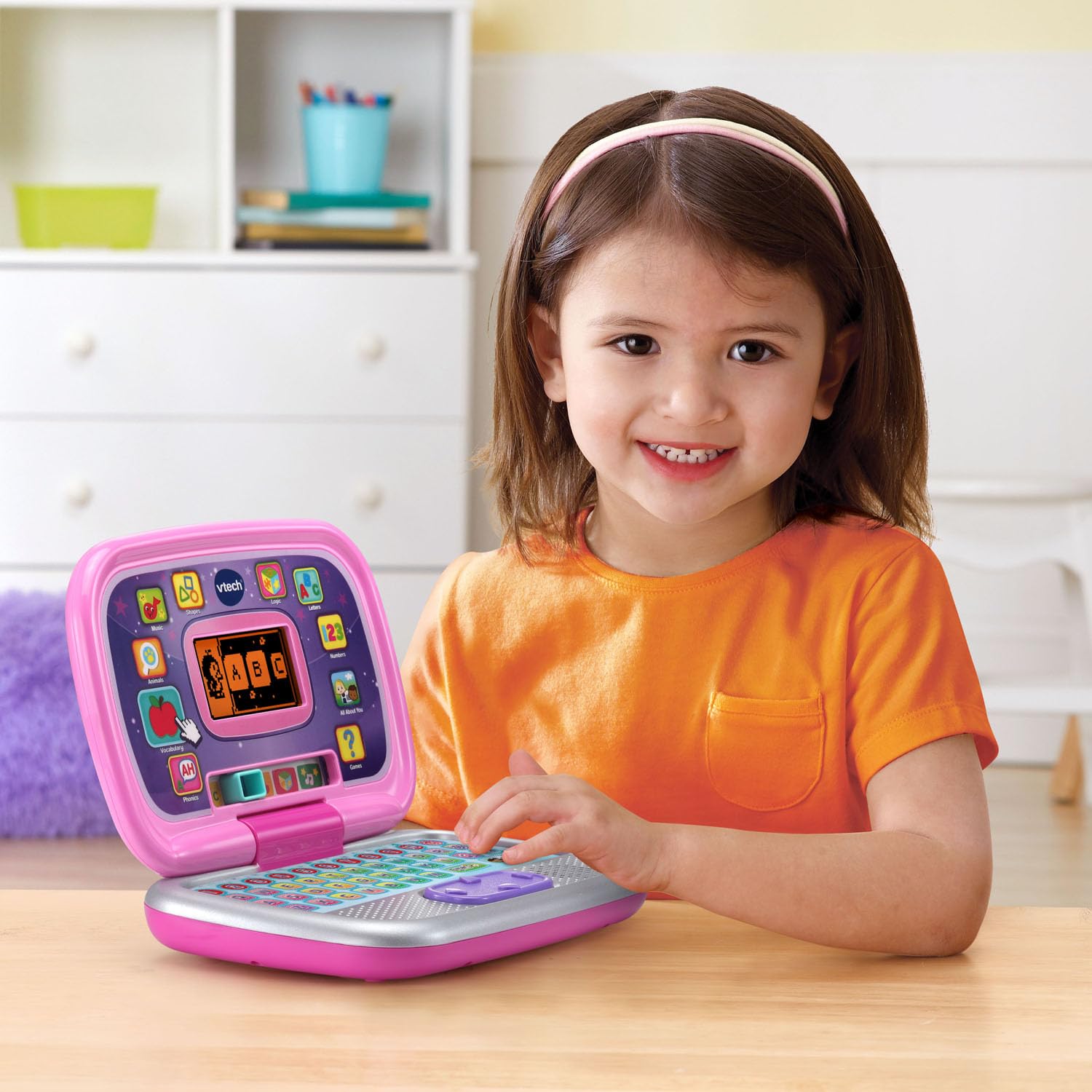 Foto 5 pulgar | Venta Internacional - Portátil De Juguete Vtech Play Smart Preschool, Rosa