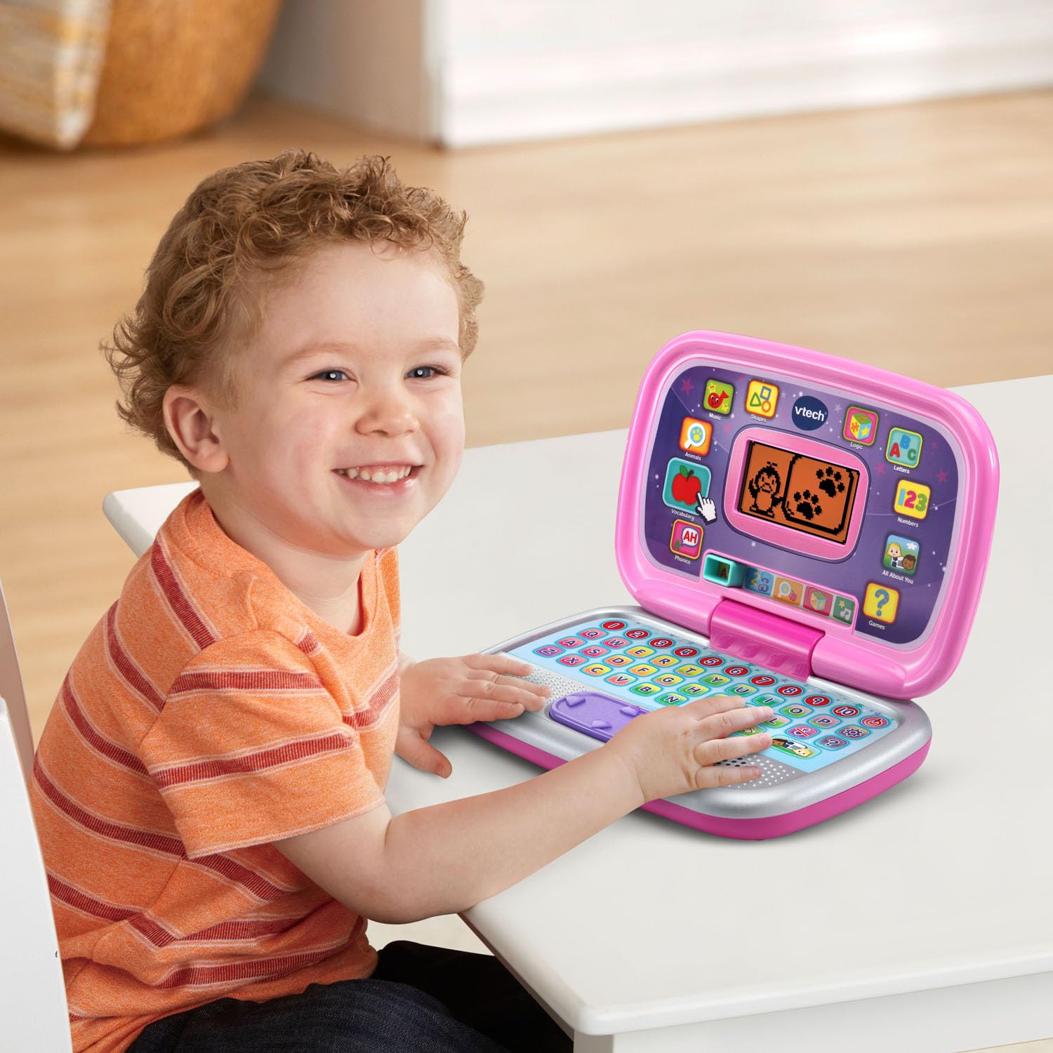 Foto 5 | Venta Internacional - Portátil De Juguete Vtech Play Smart Preschool, Rosa