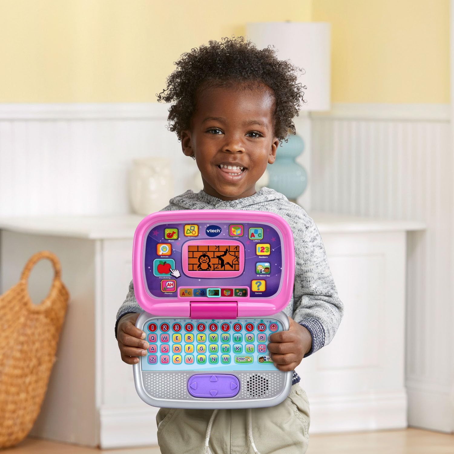 Foto 6 | Venta Internacional - Portátil De Juguete Vtech Play Smart Preschool, Rosa