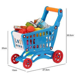 Foto 2 | Venta Internacional - Mini Carrito de Compras Azul para Niños