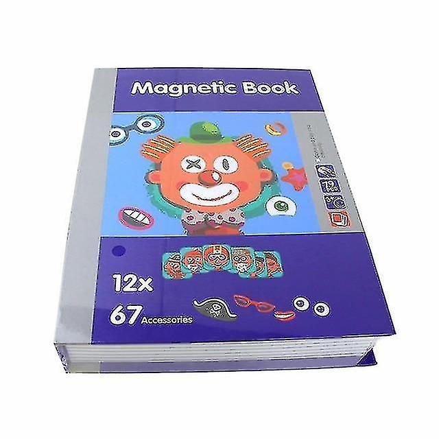 Venta Internacional - Juego De Entrenamiento Cerebral Magnetic Book, Rompecabezas De Hechizos, Educativo, T