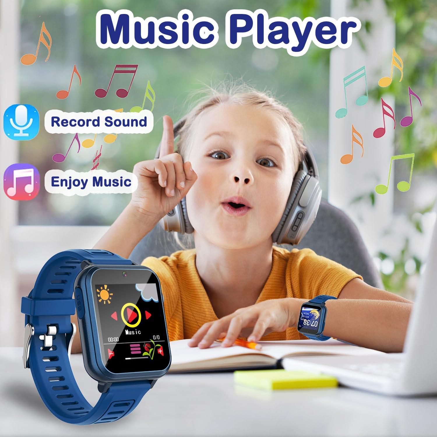 Foto 6 pulgar | Venta Internacional - Reloj Inteligente Cosjoype Kids con 24 Juegos Cámara y Música