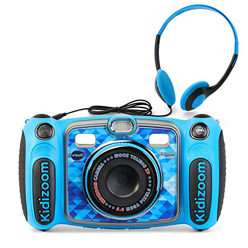 Cámara Kidizoom Duo 5.0 + Vtech + Reproductor Mp3, Azul - Venta Internacional.