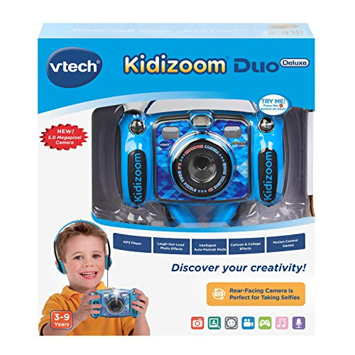 Foto 7 | Cámara Kidizoom Duo 5.0 + Vtech + Reproductor Mp3, Azul - Venta Internacional.