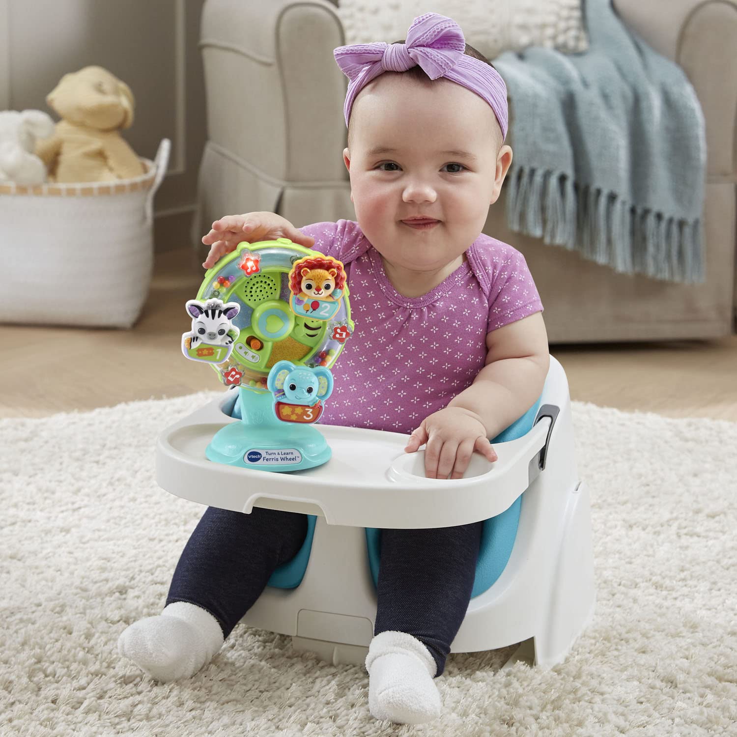 Foto 5 | Noria Toy Vtech Turn And Learn Durante Más De 6 Meses Con Sonido - Venta Internacional.