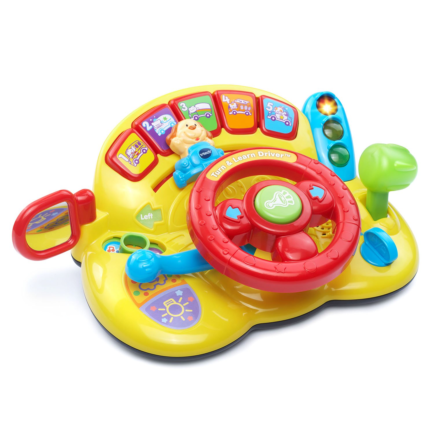 Controlador Turn And Learn De Toy Vtech, Amarillo, Para Niños De Más De 6 A 3 Años - Venta Internacional.