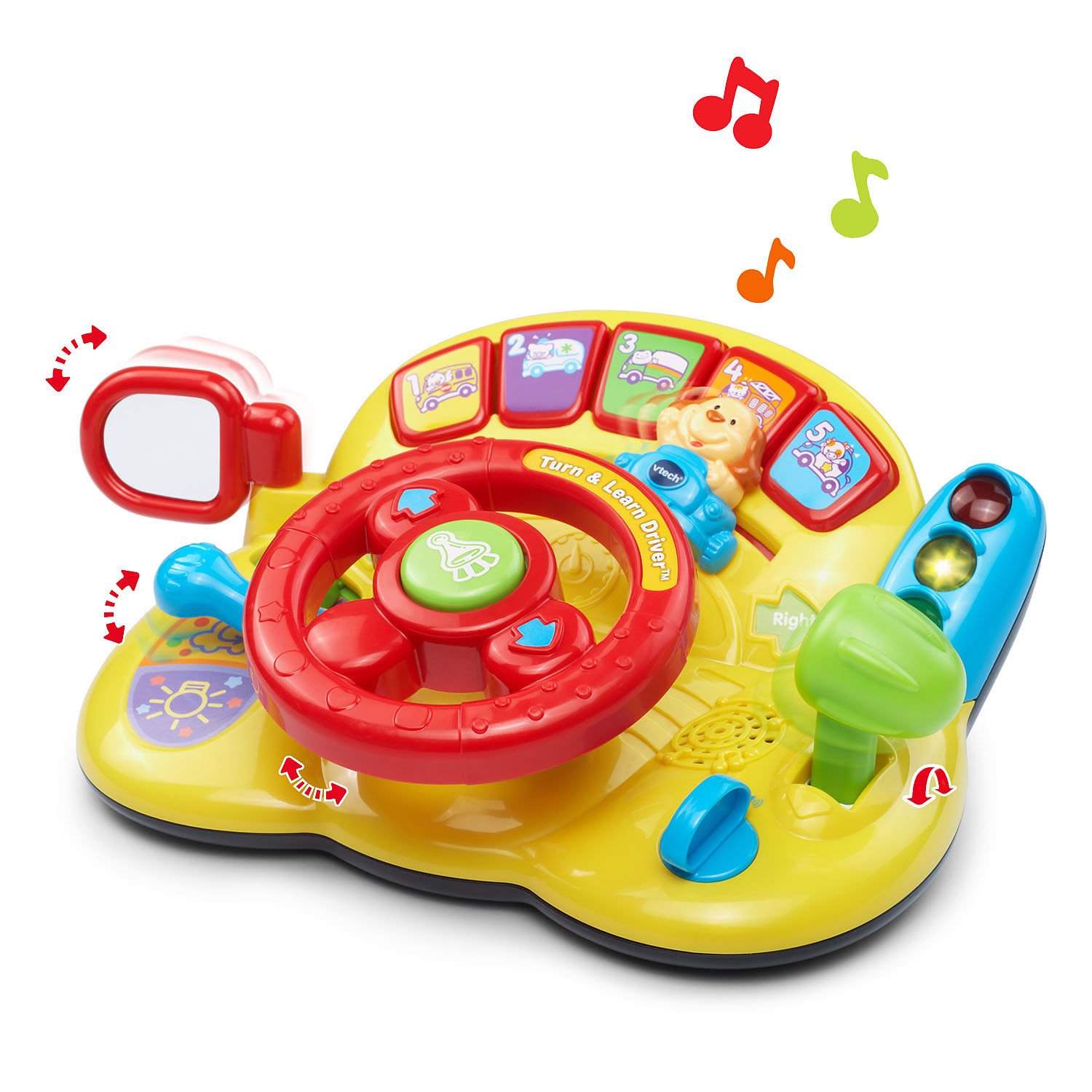 Foto 2 | Controlador Turn And Learn De Toy Vtech, Amarillo, Para Niños De Más De 6 A 3 Años - Venta Internacional.