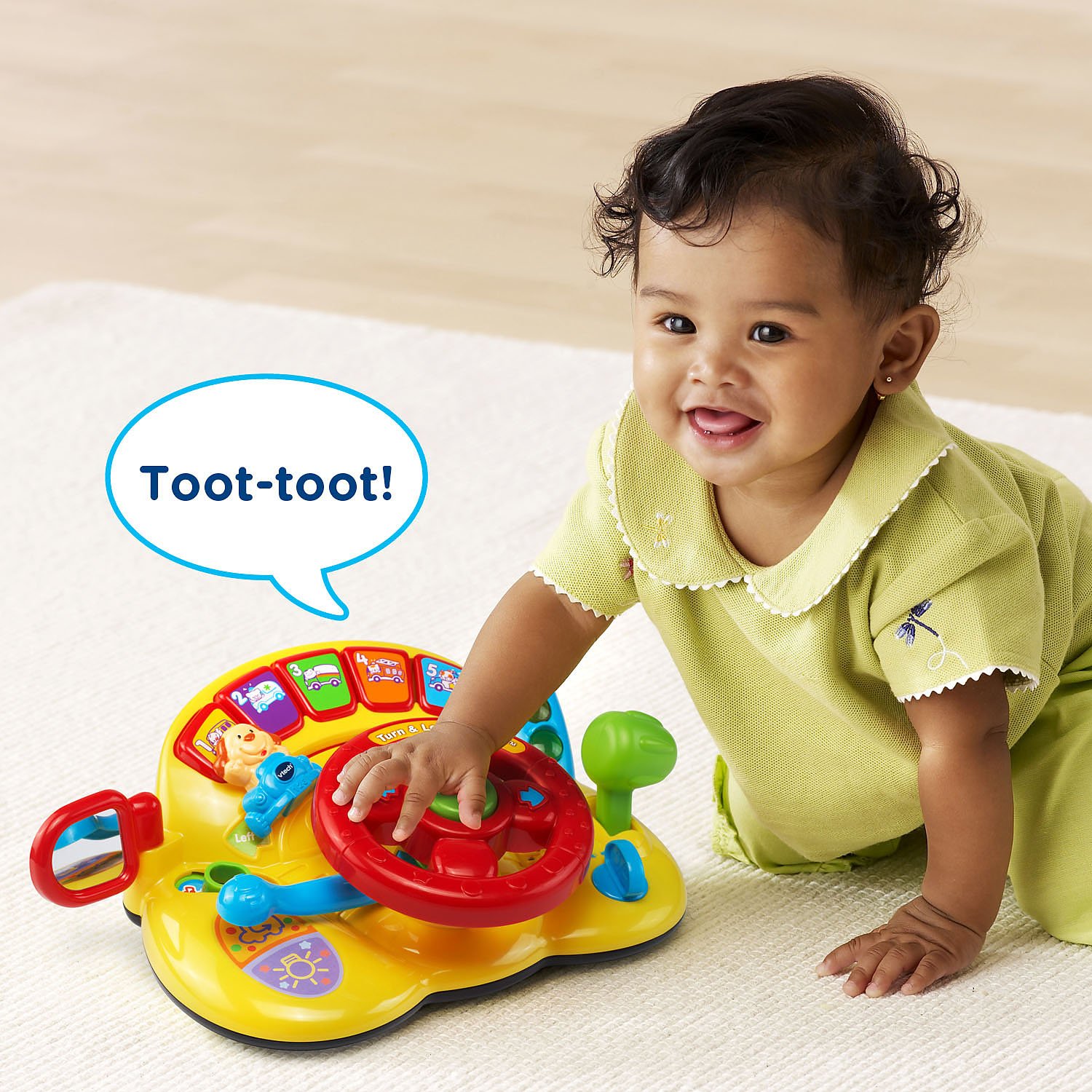 Foto 5 | Controlador Turn And Learn De Toy Vtech, Amarillo, Para Niños De Más De 6 A 3 Años - Venta Internacional.