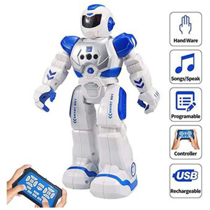 Foto 3 pulgar | Robot De Control Remoto Inteligente Para Niños, Robot Programable, Azul - Venta Internacional.