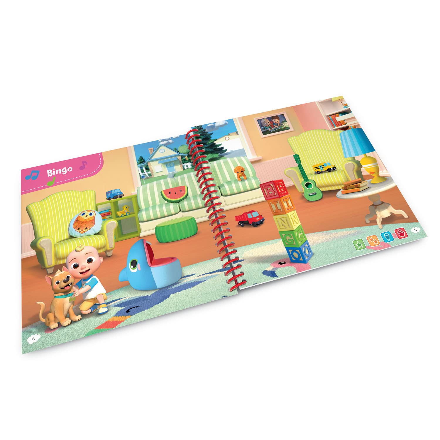 Foto 4 pulgar | Libro De Actividades Leapfrog Leapstart Cocomelon Sing And Learn - Venta Internacional.