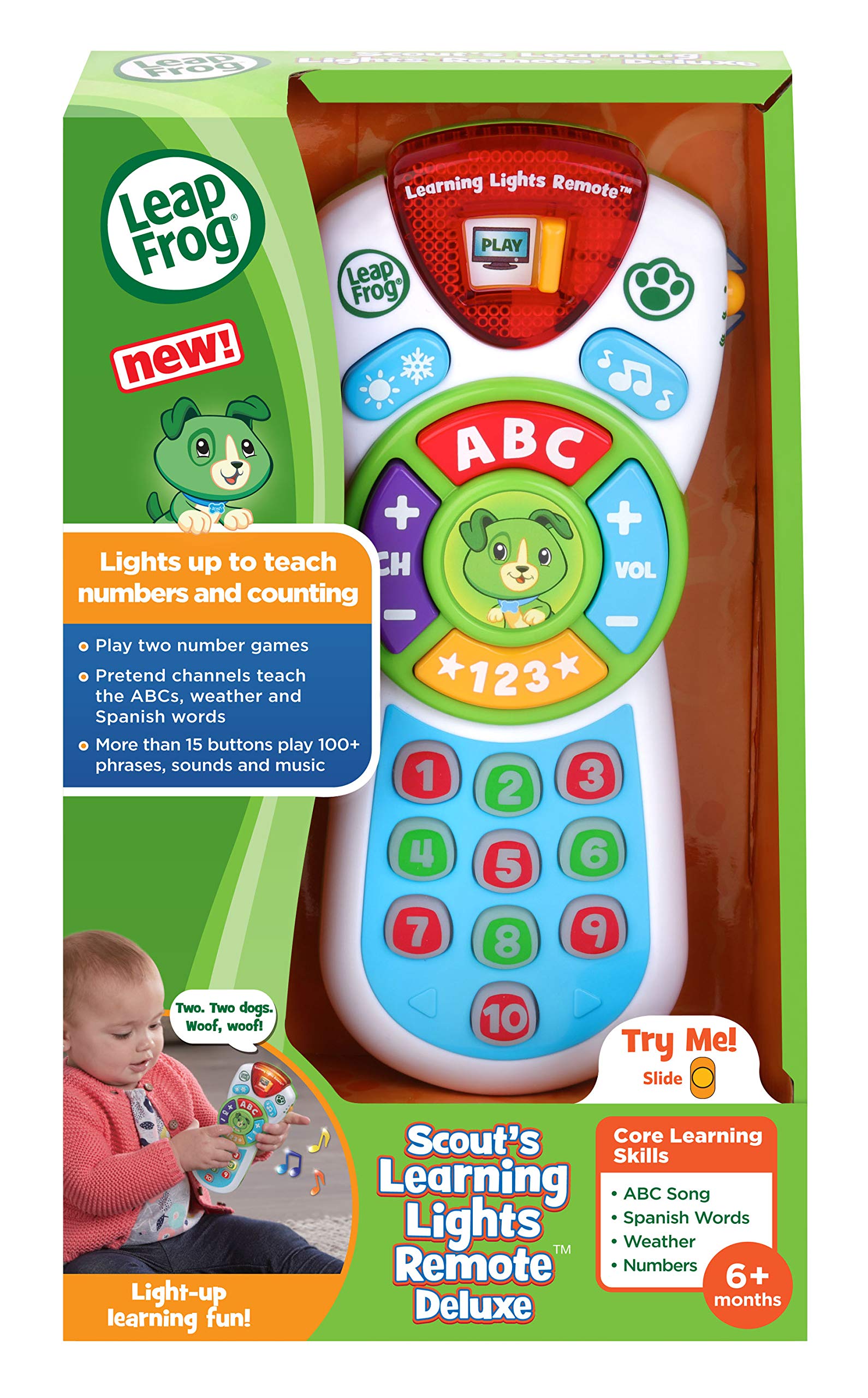 Foto 6 pulgar | Luces De Aprendizaje Remotas Deluxe En Inglés De Toy Leapfrog Scout - Venta Internacional.