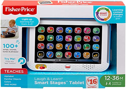 Foto 7 pulgar | Tablet Smart Laugh And Learn De Fisher-price Laugh Azul - Venta Internacional