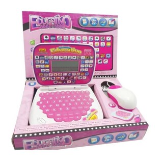 Foto 3 | Mini Portátil Interactivo Para Niños Español-inglés Rosado - Venta Internacional.