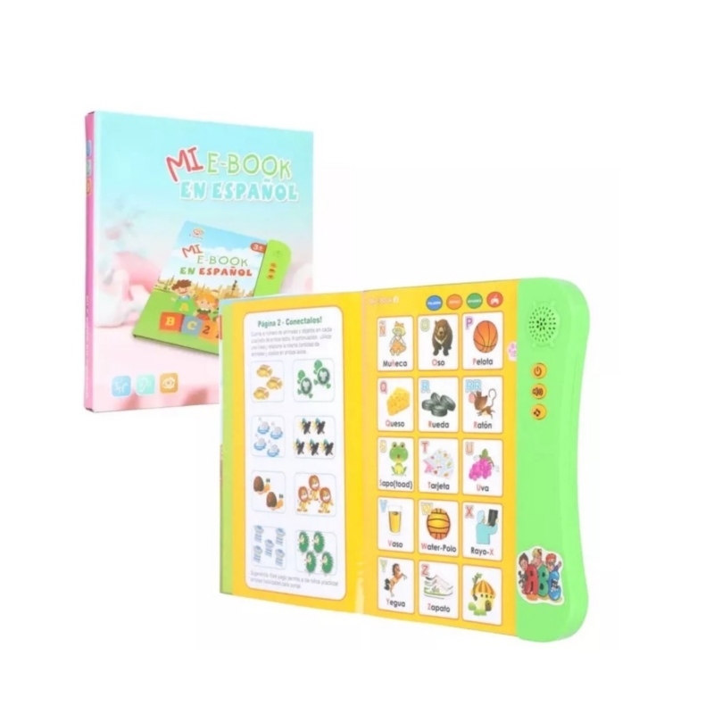 Foto 2 pulgar | Libro Sonoro Interactivo Para Niños Mayores De 3 Años Que Aprenden Español - Venta Internacional.