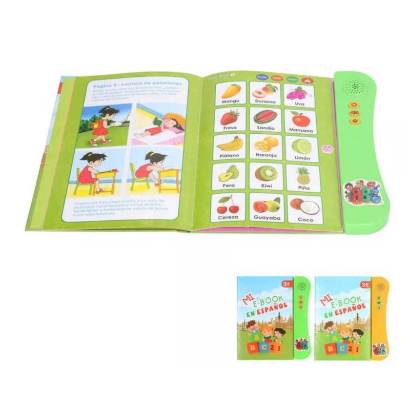 Foto 6 pulgar | Libro Sonoro Interactivo Para Niños Mayores De 3 Años Que Aprenden Español - Venta Internacional.