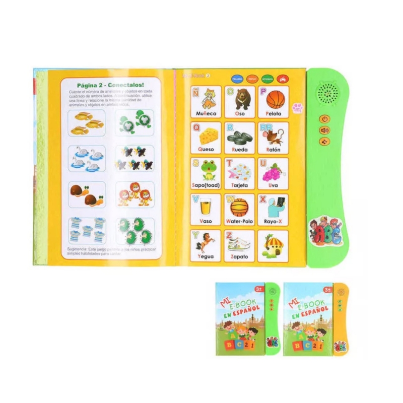 Foto 7 pulgar | Libro Sonoro Interactivo Para Niños Mayores De 3 Años Que Aprenden Español - Venta Internacional.