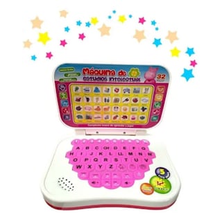 Foto 2 | Ordenador Portátil Didáctico Interactivo De Juguete Para Niños, Color Rosa - Venta Internacional.