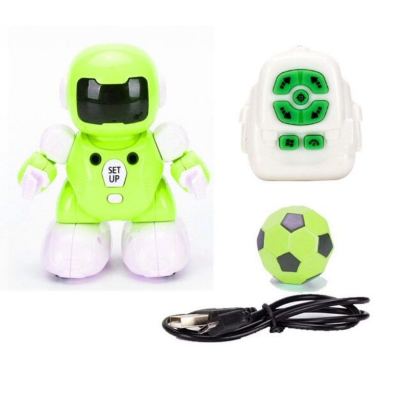 Foto 2 pulgar | Robot Inteligente De Fútbol Con Juguete De Control Remoto De Color Verde - Venta Internacional.