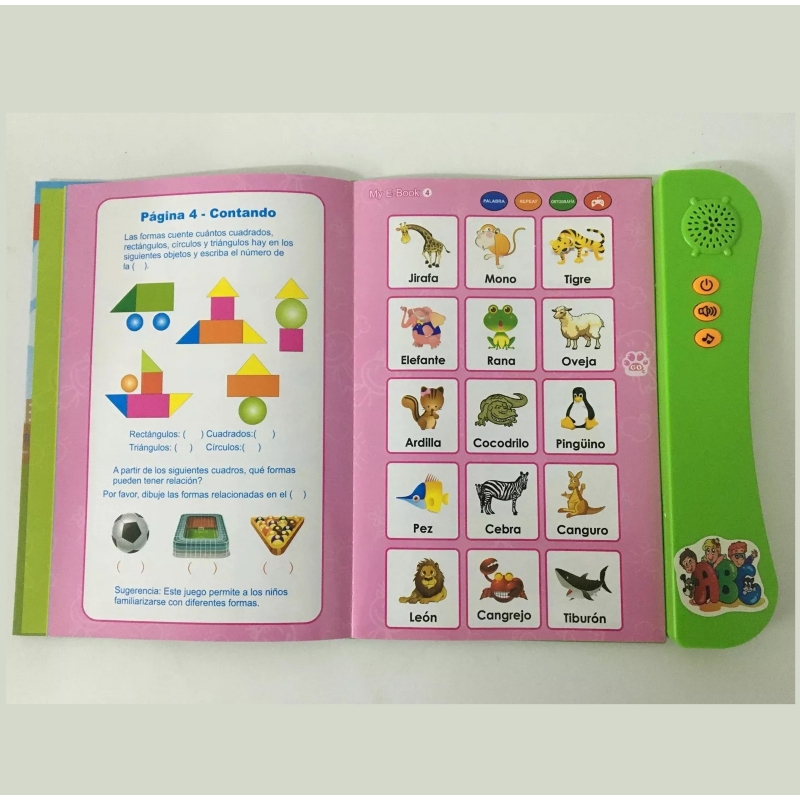 Foto 4 pulgar | Libro De Aprendizaje Electrónico Libro Electrónico Con Sonido Para Niños De Más De 3 Años - Venta Internacional.