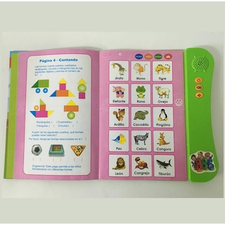 Foto 3 | Libro De Aprendizaje Electrónico Libro Electrónico Con Sonido Para Niños De Más De 3 Años - Venta Internacional.
