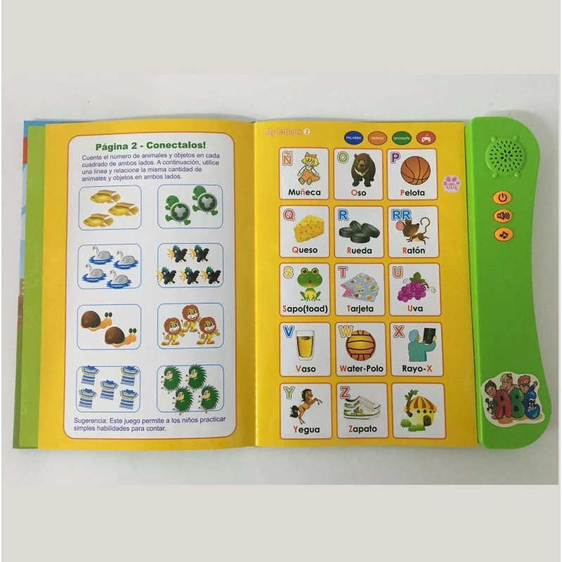 Foto 6 pulgar | Libro De Aprendizaje Electrónico Libro Electrónico Con Sonido Para Niños De Más De 3 Años - Venta Internacional.