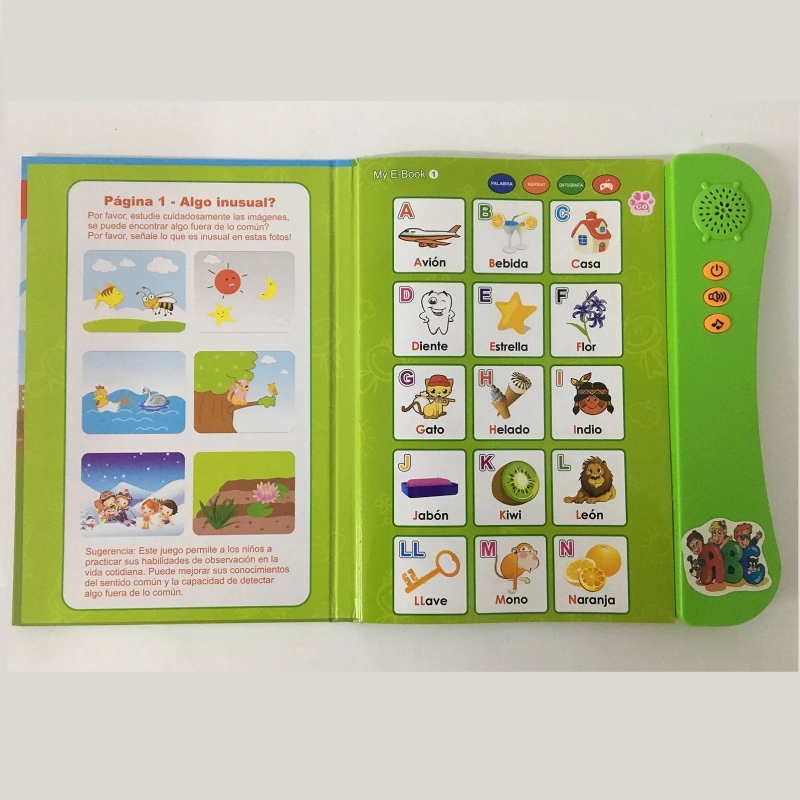 Foto 7 pulgar | Libro De Aprendizaje Electrónico Libro Electrónico Con Sonido Para Niños De Más De 3 Años - Venta Internacional.