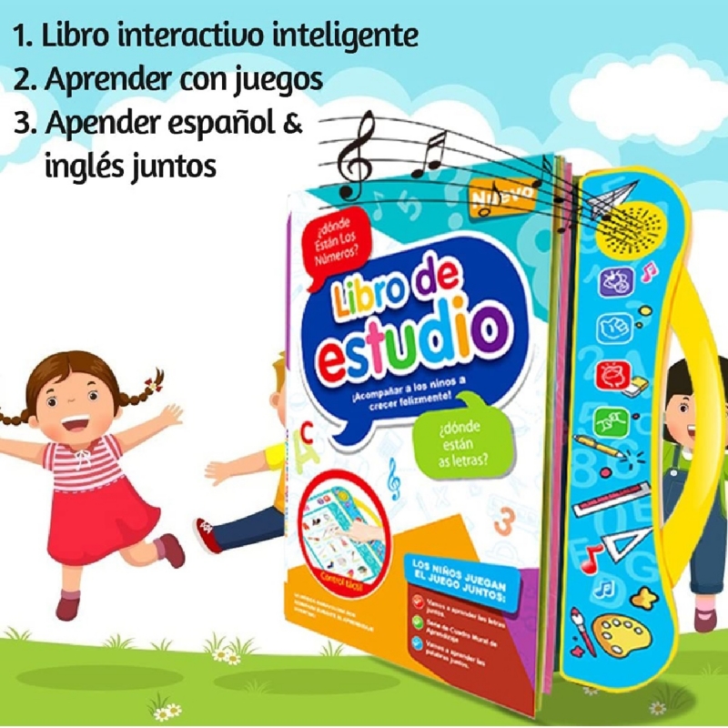 Foto 5 pulgar | Libro Didáctico Interactivo Silabarium Con Música Inglés/español - Venta Internacional.