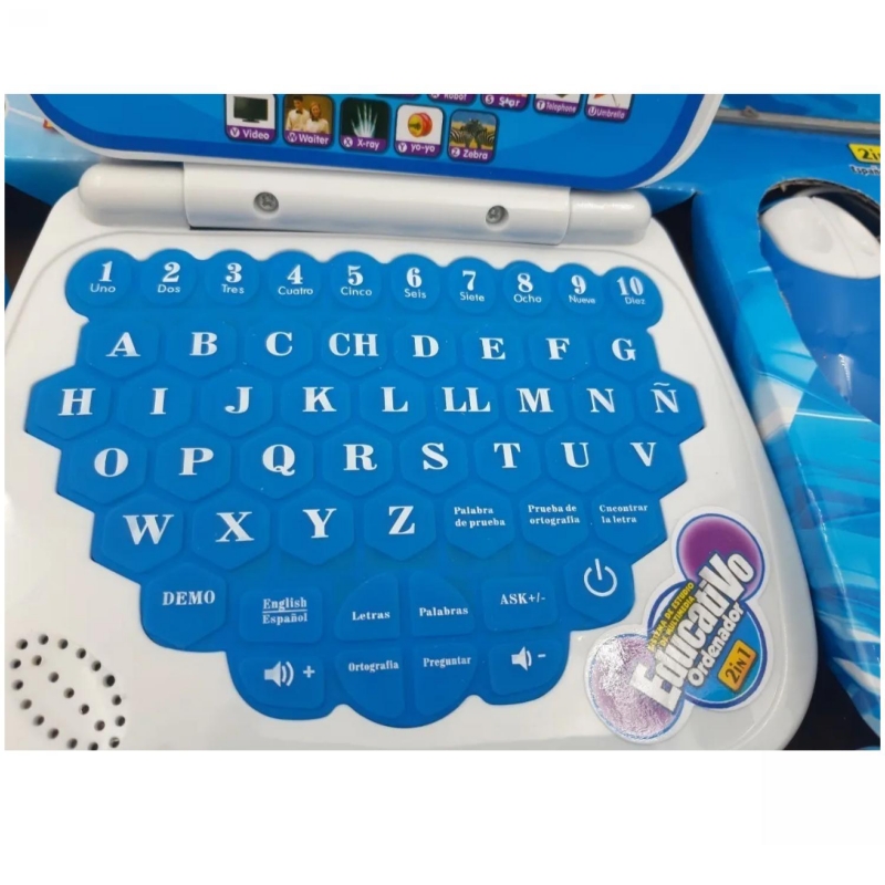 Foto 5 pulgar | Computadora Educativa De Juguete Inglés-español Para Niños - Venta Internacional.