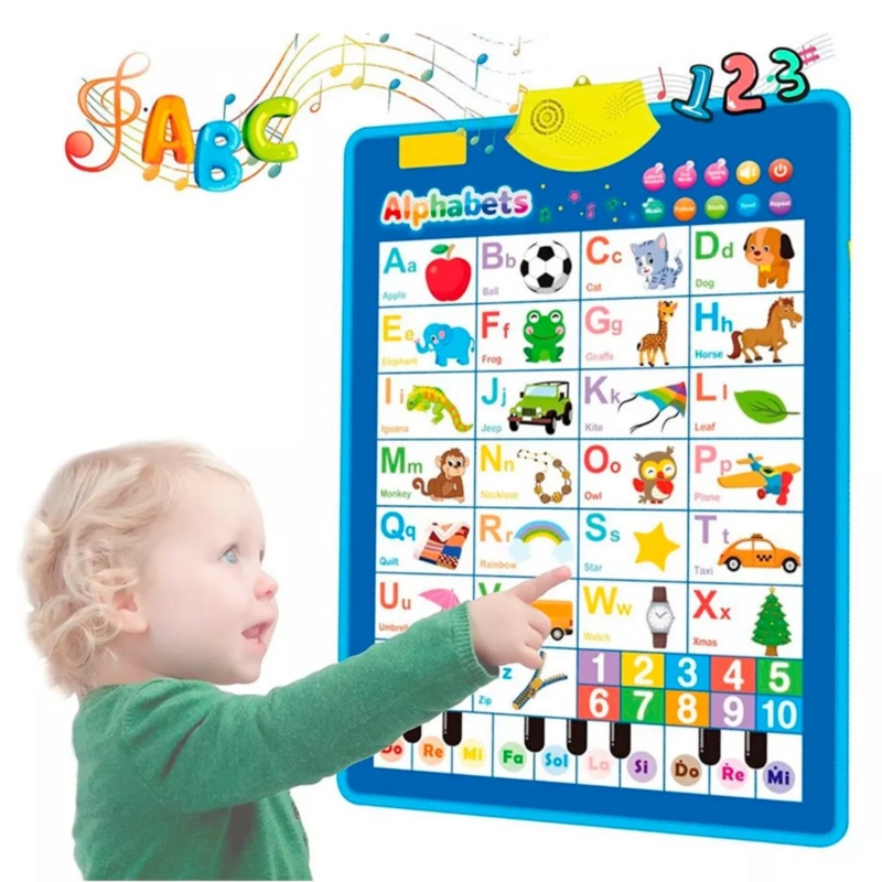 Foto 3 pulgar | Mesa De Aprendizaje Interactiva Abc Con Piano Y Sonido - Venta Internacional.