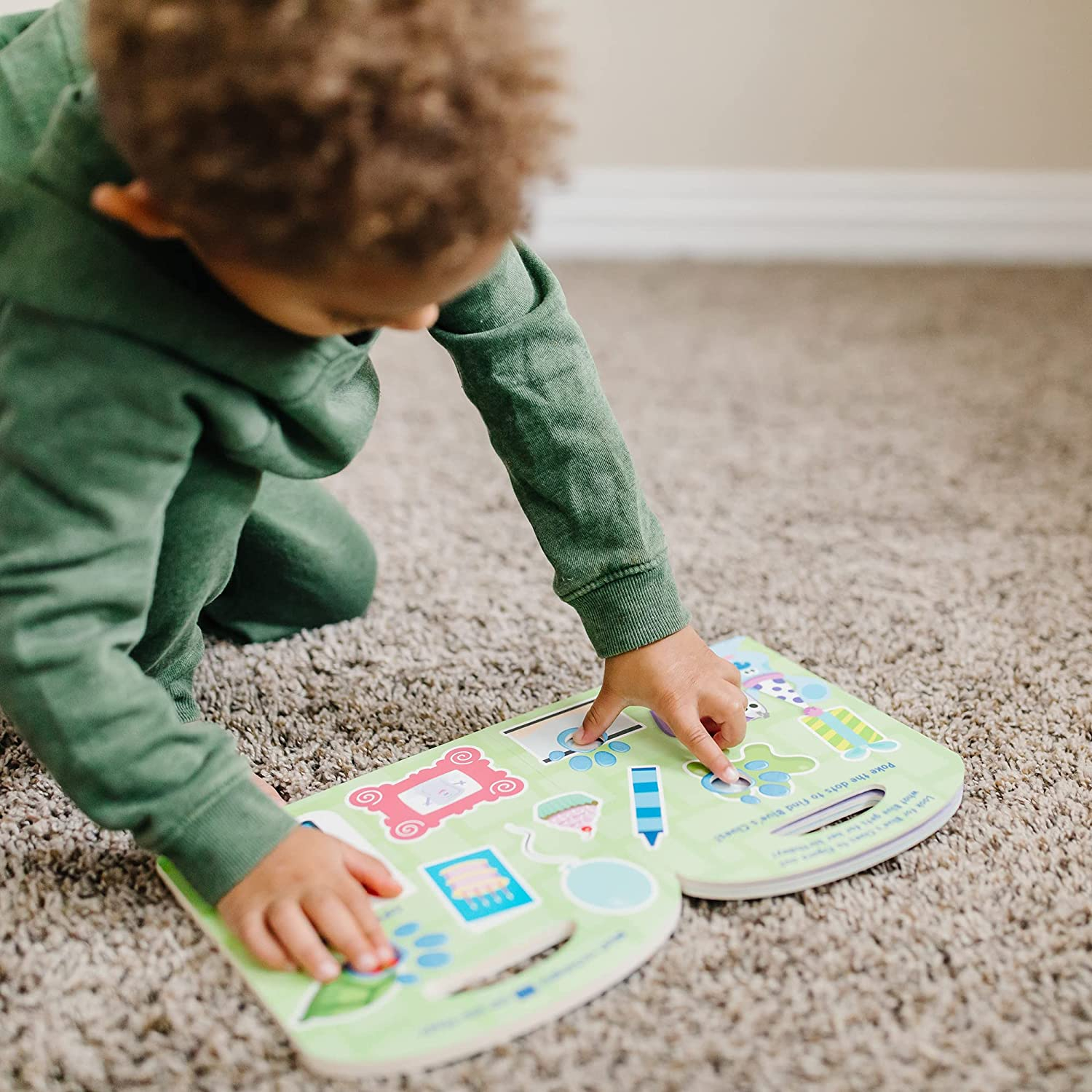 Foto 4 pulgar | Libro para Niños Figuras con Las Pistas de Blue Melissa y Doug - Venta Internacional