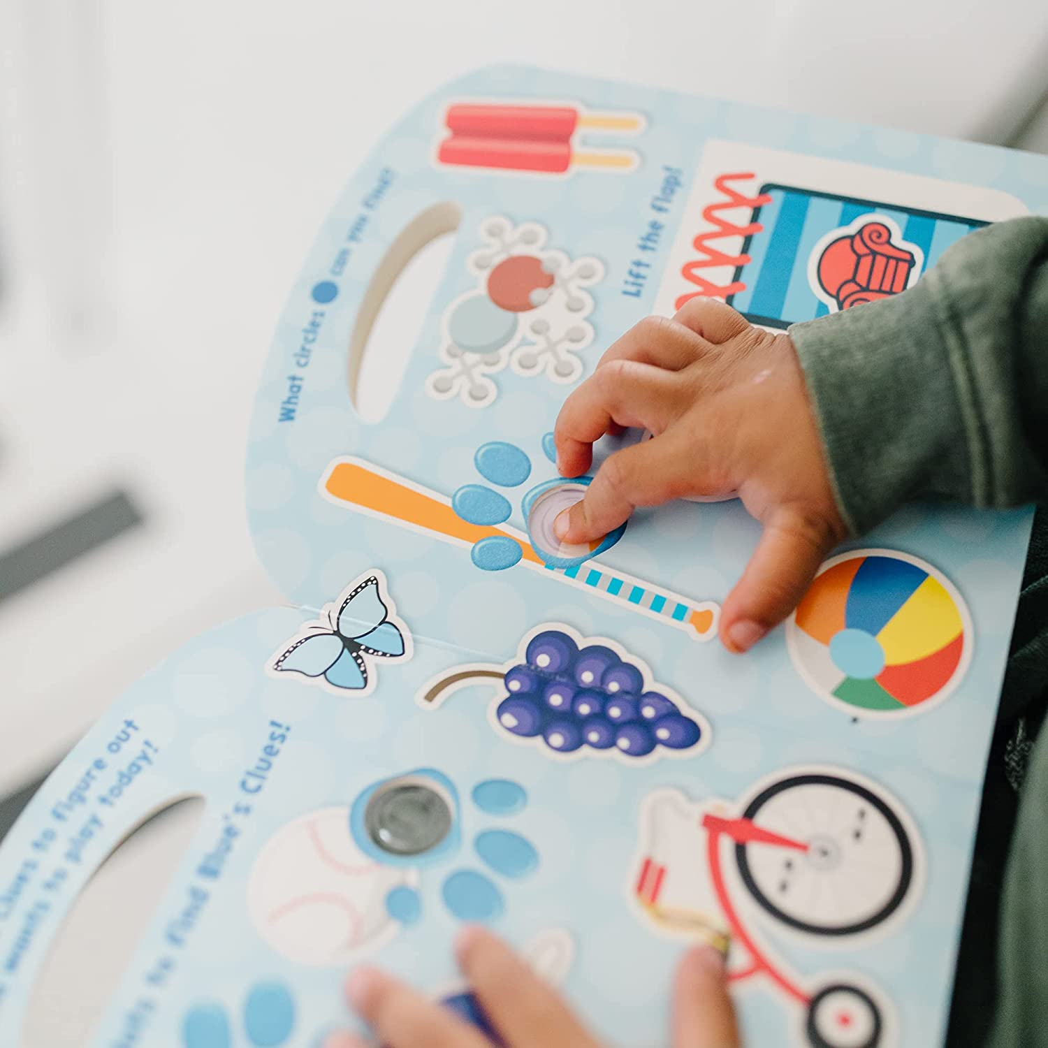 Foto 6 pulgar | Libro para Niños Figuras con Las Pistas de Blue Melissa y Doug - Venta Internacional