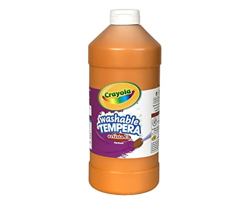 Foto 2 pulgar | Pintura Témpera Crayola Lavable Naranja para Niños 32 Onzas - Venta Internacional