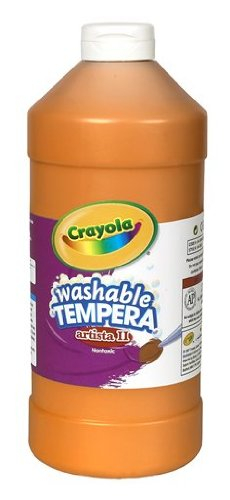 Foto 3 pulgar | Pintura Témpera Crayola Lavable Naranja para Niños 32 Onzas - Venta Internacional