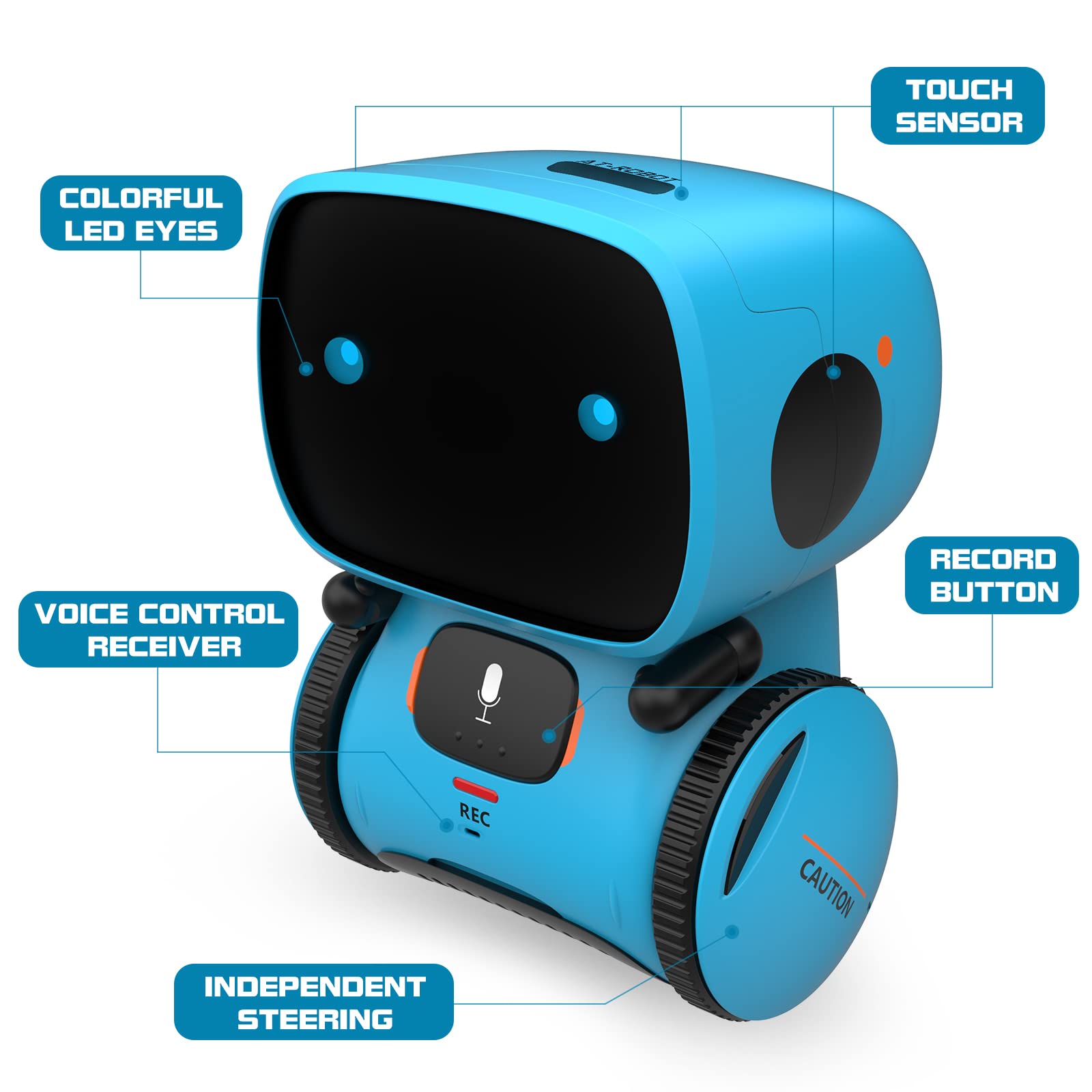 Foto 3 pulgar | Robot De Juguete Gilobaby Interactive Smart Talking Para Niños A Partir De 3 Años, Azul - Venta Internacional.