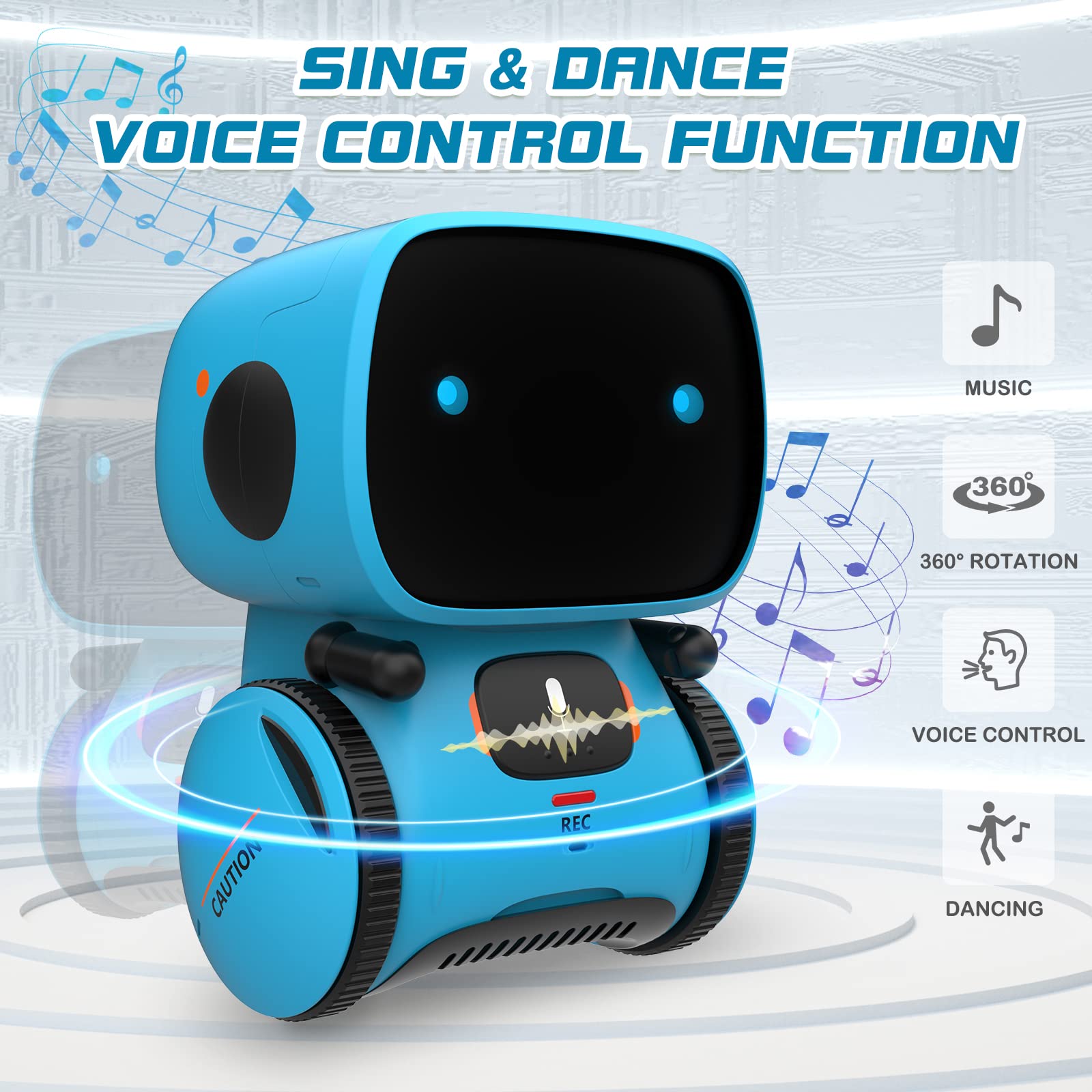 Foto 5 pulgar | Robot De Juguete Gilobaby Interactive Smart Talking Para Niños A Partir De 3 Años, Azul - Venta Internacional.