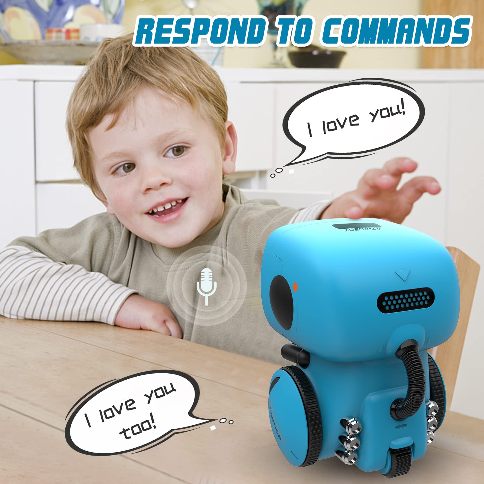 Foto 6 pulgar | Robot De Juguete Gilobaby Interactive Smart Talking Para Niños A Partir De 3 Años, Azul - Venta Internacional.