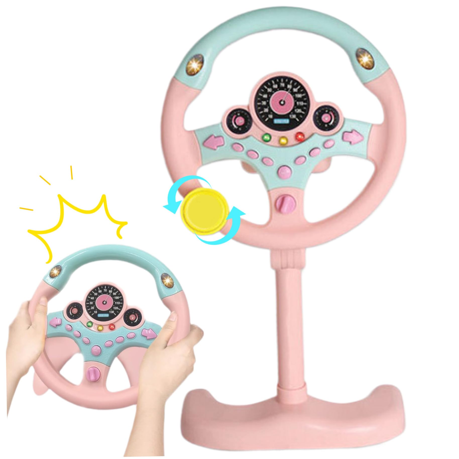 Foto 2 pulgar | Volante de Juguete Simulado con Música para Niños - Venta Internacional