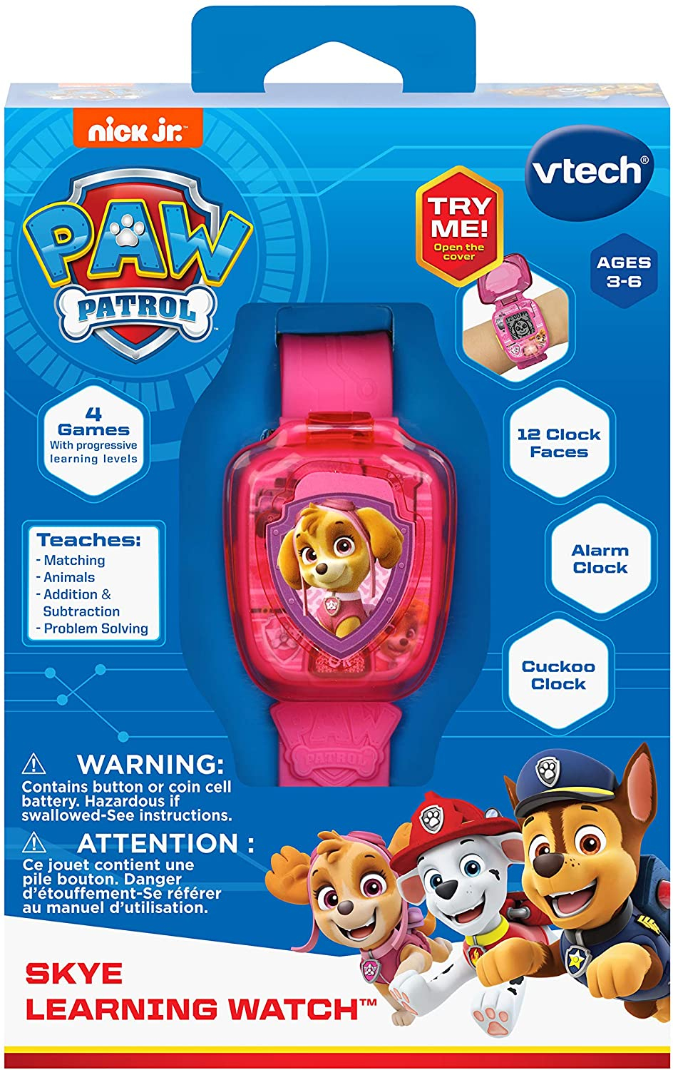 Foto 7 pulgar | Reloj Skye Learning Paw Patrol - Venta Internacional