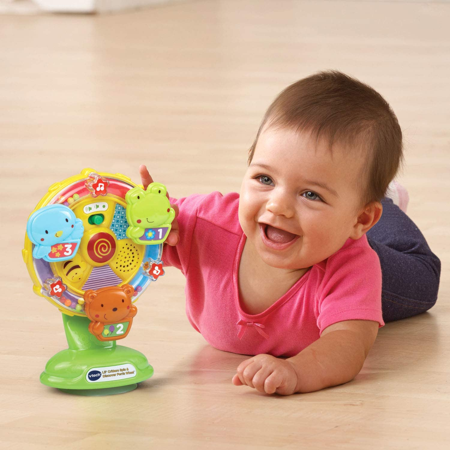 Foto 3 pulgar | Vtech Baby Lil' Critters Gira Y Descubre La Noria Verde - Venta Internacional