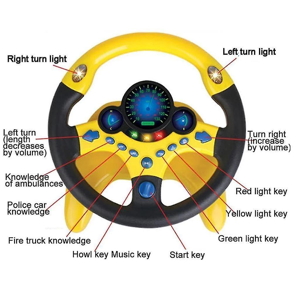 Foto 3 pulgar | Juguete de Volante Eléctrico para Niños Sanlin Beans - Venta Internacional