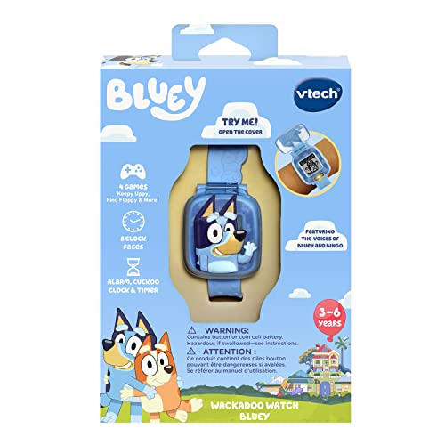 Foto 7 pulgar | Reloj Vtech Bluey Wackadoo Azul - Venta Internacional