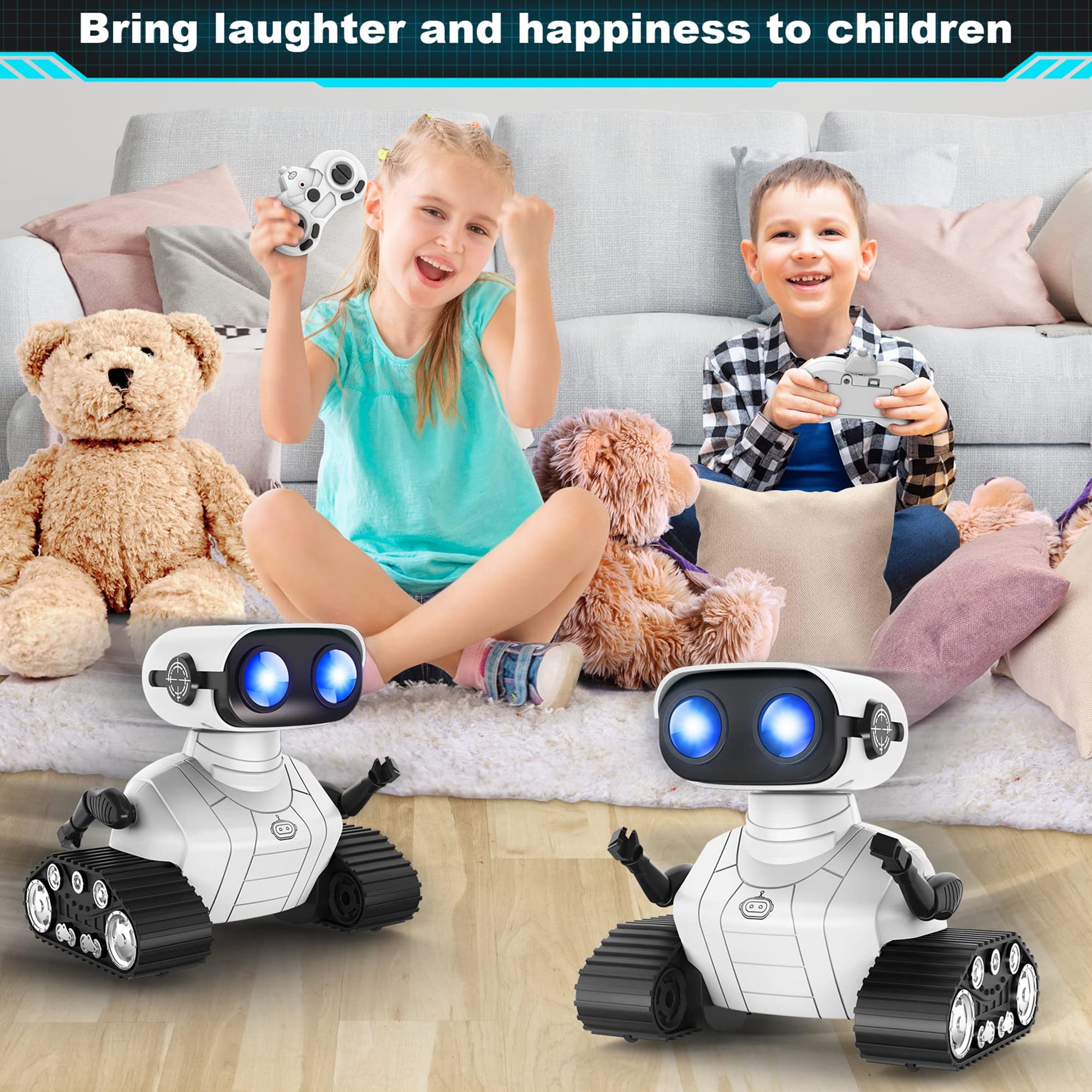 Foto 3 pulgar | Robot Rc Recargable Robot Toy Para Niños Con Control Remoto - Venta Internacional