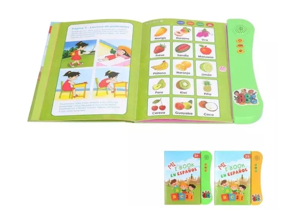 Foto 4 pulgar | Libro Interactivo para Aprender Español con Sonido para Niños de Más de 3 Años - Venta Internacional