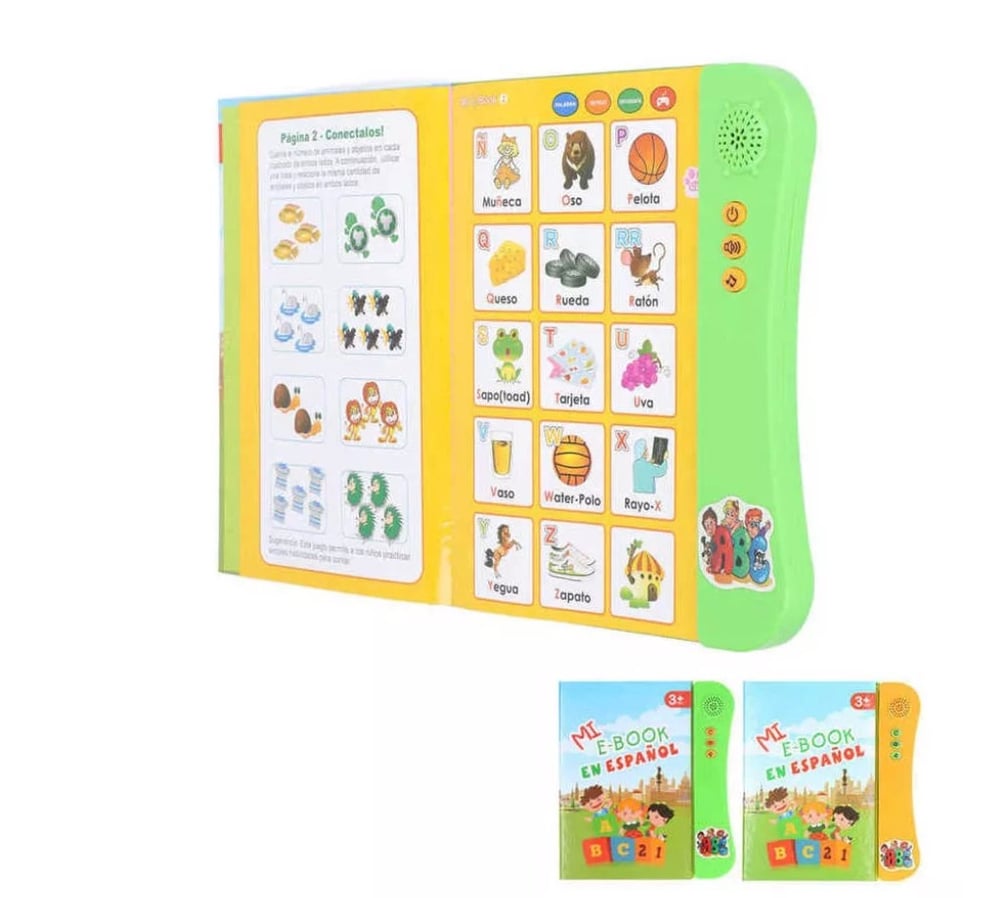 Foto 5 pulgar | Libro Interactivo para Aprender Español con Sonido para Niños de Más de 3 Años - Venta Internacional