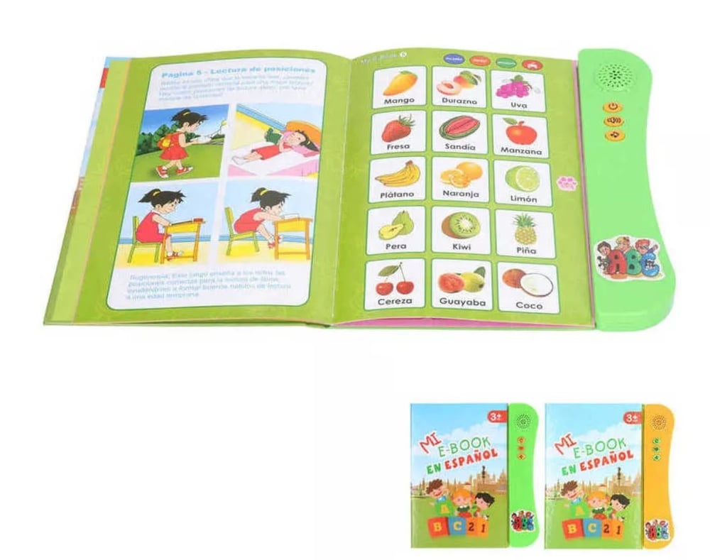 Foto 6 pulgar | Libro Interactivo para Aprender Español con Sonido para Niños de Más de 3 Años - Venta Internacional