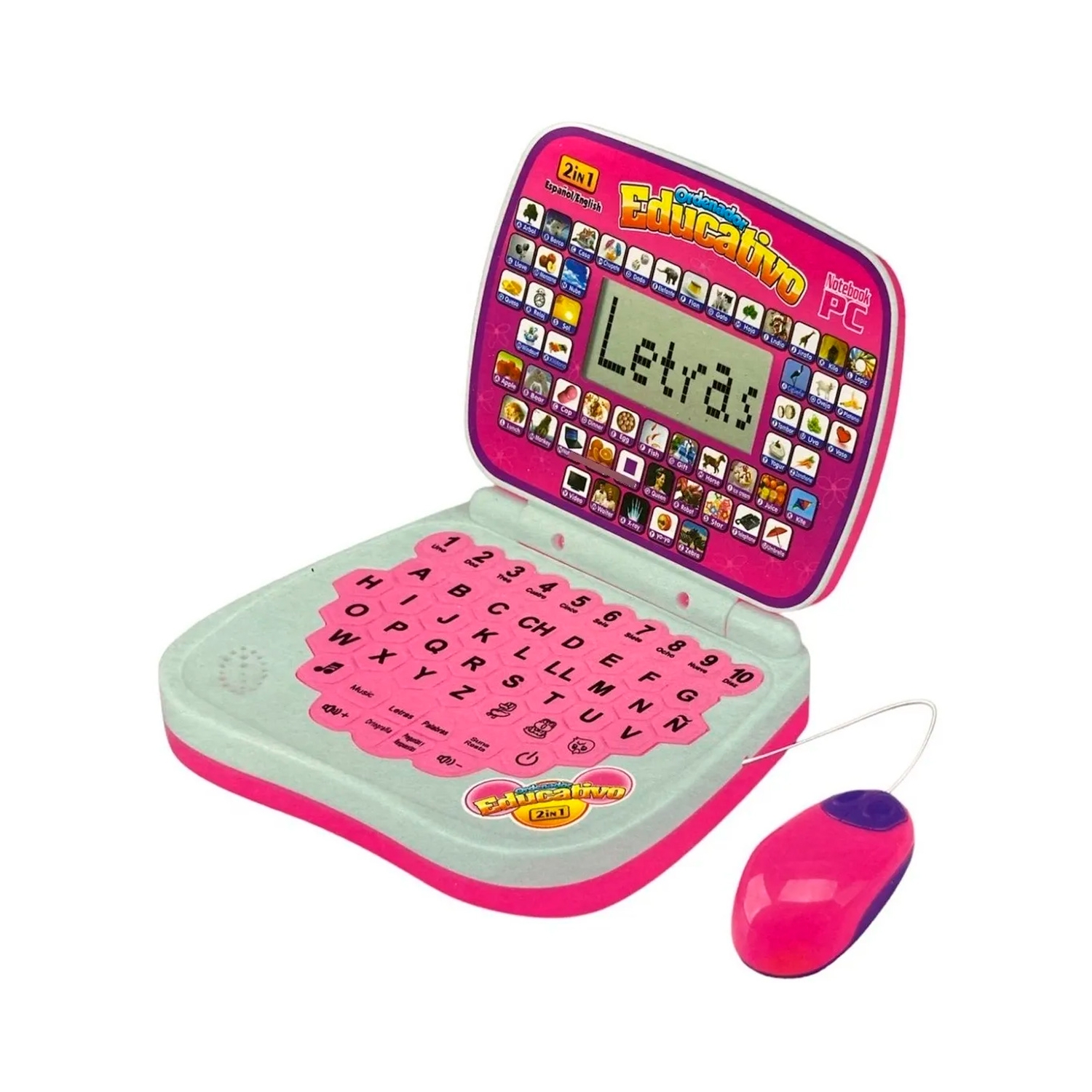 Ordenador Educativo Rosa de Juguete-Venta Internacional