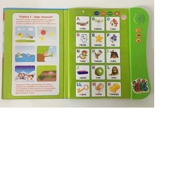 Foto 6 pulgar | Libro Electrónico de Aprendizaje Interactivo para Niños con Sonido - Venta Internacional