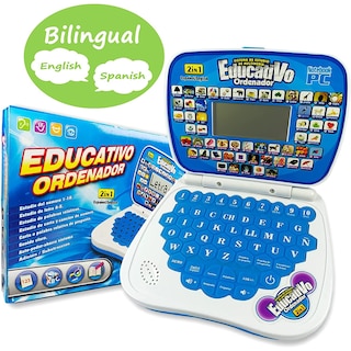 Foto 1 | Miniportátil Interactivo Genérico Azul Español-inglés para Niños - Venta Internacional